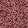Mousseline/dubbel gehaakte stoffen tweekleurige bloemen  | Poppy Fabrics – donker oudroze/zwart,  thumbnail number 2
