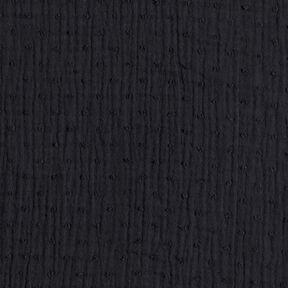 Mousseline/dubbel gehaakte stoffen dobby – zwart, 