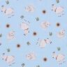 Katoenjersey Schapen en geiten Digitaal printen – lichtblauw,  thumbnail number 1