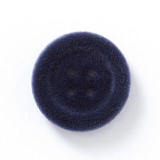 Fluwelen knoop 4-gats – marineblauw, 