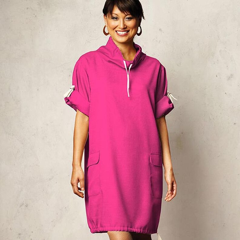 Lichte French Terry effen &ndash; pink,  image number 9