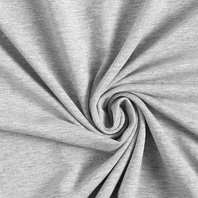 Licht katoenen sweatstof mix – lichtgrijs,  image number 1