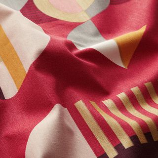 Decostof Canvas Groot retropatroon – roze, 