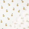 Mousseline/dubbel gehaakte stoffen Peer Digitaal printen | Poppy Fabrics – wit/geel olijfgroen,  thumbnail number 4