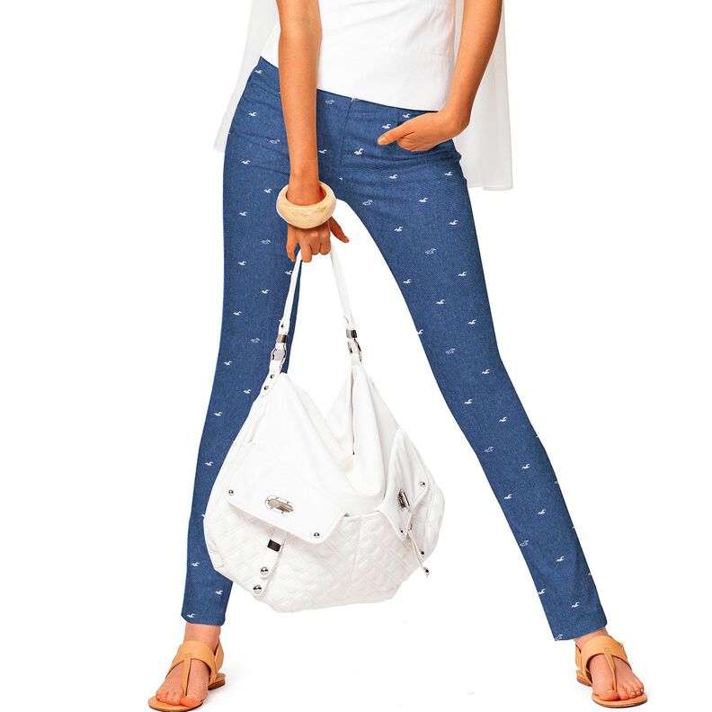 Lichte stretch jeans meeuwen – jeansblauw,  image number 6