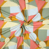 Katoenpopeline abstracte vormen | Nerida Hansen – olijf/kreeft,  thumbnail number 3