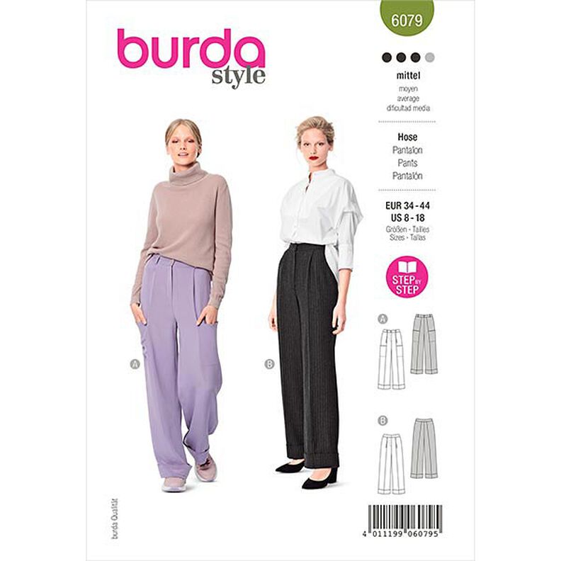 Broek, Burda 6079 | 34-44,  image number 1