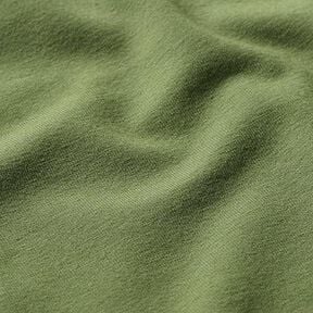 Katoenjersey medium effen – olijf, 