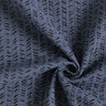 Mousseline/dubbel gehaakte stoffen Zigzag strepen – nachtblauw,  thumbnail number 3