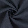 Ramie Linnen stof stone washed, zware kwaliteit – nachtblauw,  thumbnail number 2