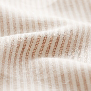 Linnen-katoen-mix Strepen smal – beige/ecru, 