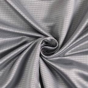 Voeringstof Jacquard Zigzagstrepen – lichtgrijs, 