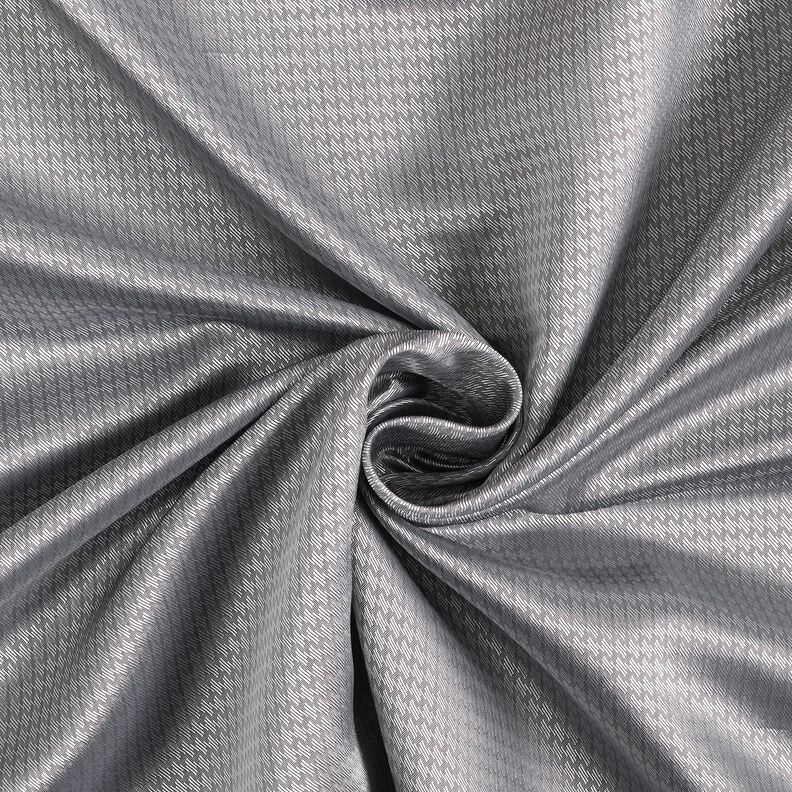 Voeringstof Jacquard Zigzagstrepen – lichtgrijs,  image number 1