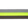 Tassenband neon [ 40 mm ] – neongeel/grijs,  thumbnail number 2