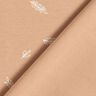 Katoenjersey Bladeren – lichtbruin,  thumbnail number 4
