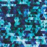 Softshell kleurrijke driehoeken Digitaal printen – nachtblauw/turkoois,  thumbnail number 6