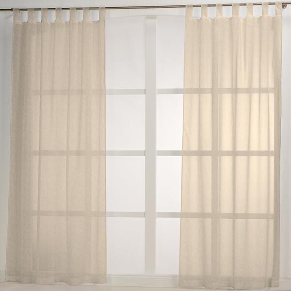 Decostof Voile Lurex – natuur/goud,  image number 6