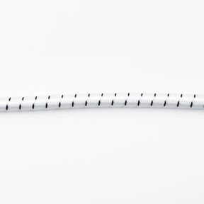 Sterke rubberen buitenkabel [Ø 10 mm] – wit/zwart, 