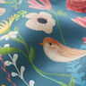 Outdoorstof Canvas canvas vogels en bloemen – staalblauw,  thumbnail number 2