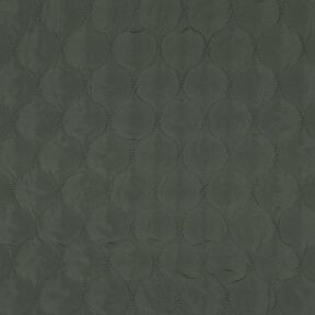 Doorgestikte stof Cirkelvormig motief | Poppy Fabrics – donkergrenen, 