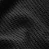 Katoenen wafel jersey effen – zwart,  thumbnail number 2