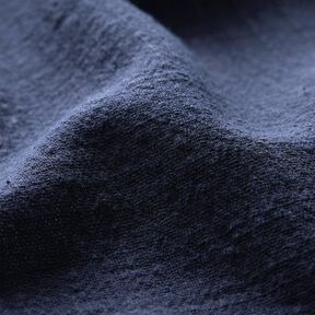 Katoenen stof linnenlook – nachtblauw,  Katoenen stof linnenlook – nachtblauw,