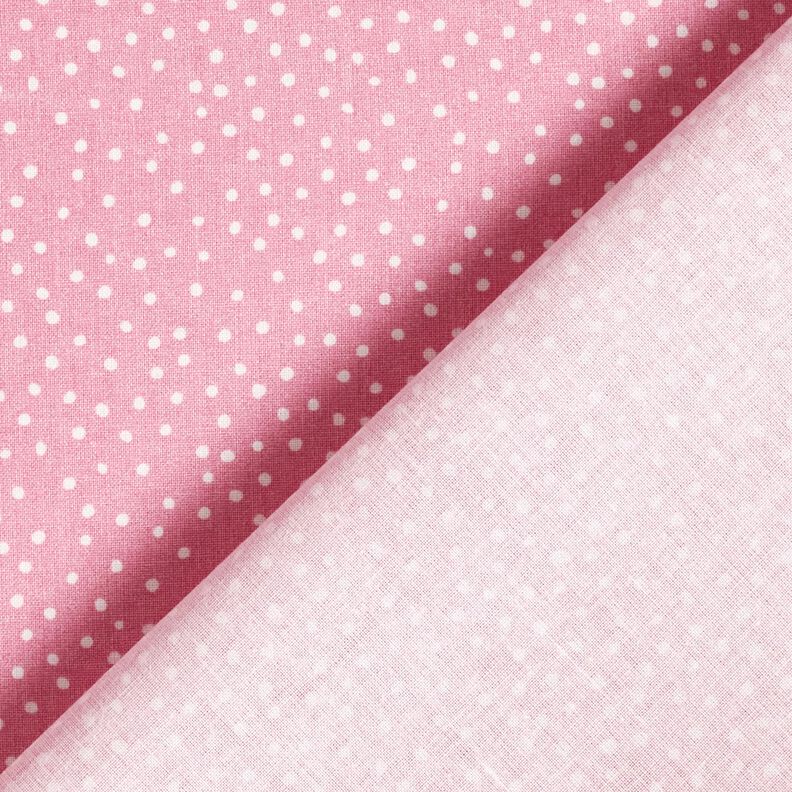 Katoenen stof Cretonne fijne stippen – roze,  image number 4