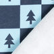 Softsweat dennenbomen – marineblauw/lichtblauw,  thumbnail number 4