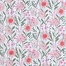 Katoenpopeline grote weidebloemen Digitaal printen | Poppy Fabrics – wit,  thumbnail number 1