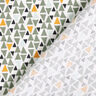 Katoenen stof Cretonne Mini-driehoekjes – riet/wit,  thumbnail number 4
