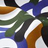 Decostof Half panama Retro cirkels – wit/donkergroen,  thumbnail number 2