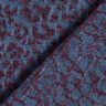 Broekstof denimlook luipaardprint – aubergine/jeansblauw,  thumbnail number 4
