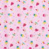 Katoenen stof Cretonne IJs – roze,  thumbnail number 1