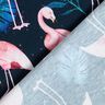 Katoenjersey Flamingo | Glitzerpüppi – nachtblauw/lichtroze,  thumbnail number 4
