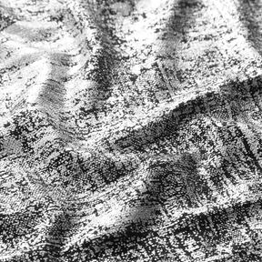 Breistof metallic print abstract – zilver metallic/zwart | Stofrestant 70cm, 
