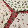 Decostof Half panama Kerstdecoratiemix – natuur/rood,  thumbnail number 5