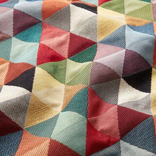 Decostof Gobelin Retro motief grote driehoeken, 