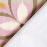 Decostof Canvas Borduurwerklook groot – pastelviolet/lichtbeige,  thumbnail number 4