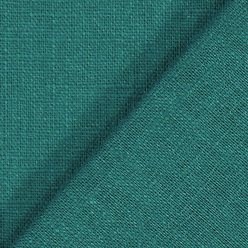Linnen stof Ramee mix medium – blauwe spar, image number 3