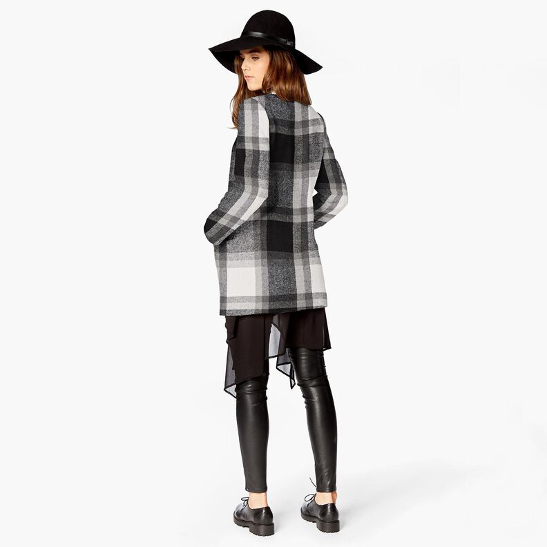 Mantelflanel geruit | Katia Fabrics – nevelgrijs/oudzilver,  image number 6