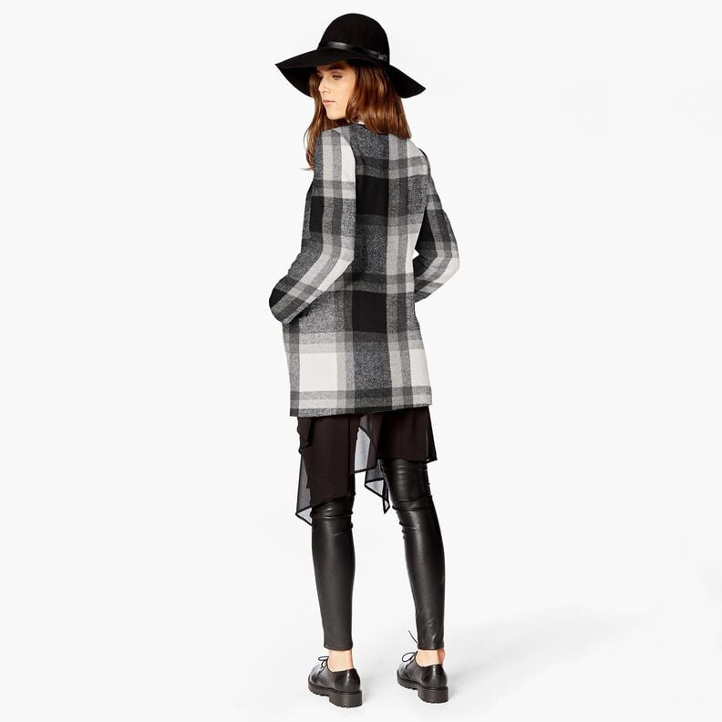 Mantelflanel geruit | Katia Fabrics – nevelgrijs/oudzilver, image number 6