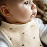 GOTS Ribjersey kleine auto's | Poppy Fabrics – creme/zwartbruin,  thumbnail number 7