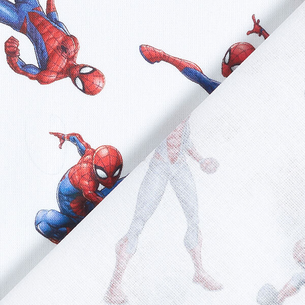 Cretonne Licentiestof Spiderman | Marvel – wit,  image number 4