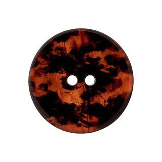 Polyester knoop 2-gats – roodbruin/zwart, 