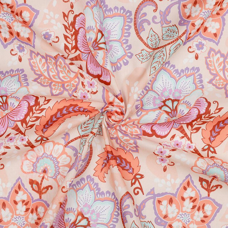 Katoen voile Stella | Nerida Hansen – perzik/lavendel,  image number 3