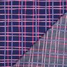 Katoenpopeline golvende ruit| Poppy Fabrics – indigo/roze,  thumbnail number 4