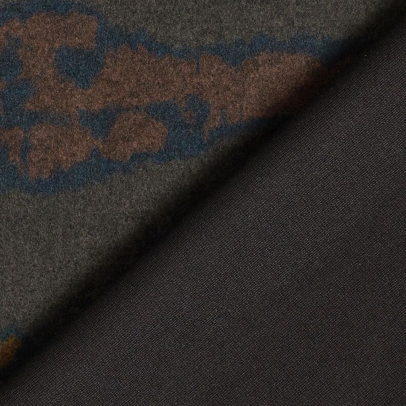 Romaniet jersey ruwe waterlijnen – donkerbruin/zwart,  image number 4