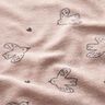 Badstof jersey Vogeltjes – licht oudroze,  thumbnail number 2