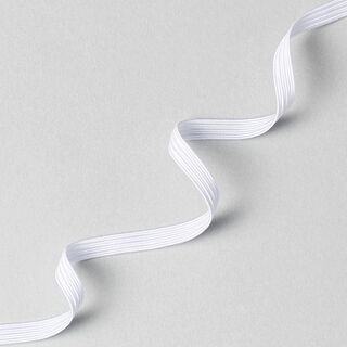 Elastische band [ 300 m x 6 mm ] – wit, 