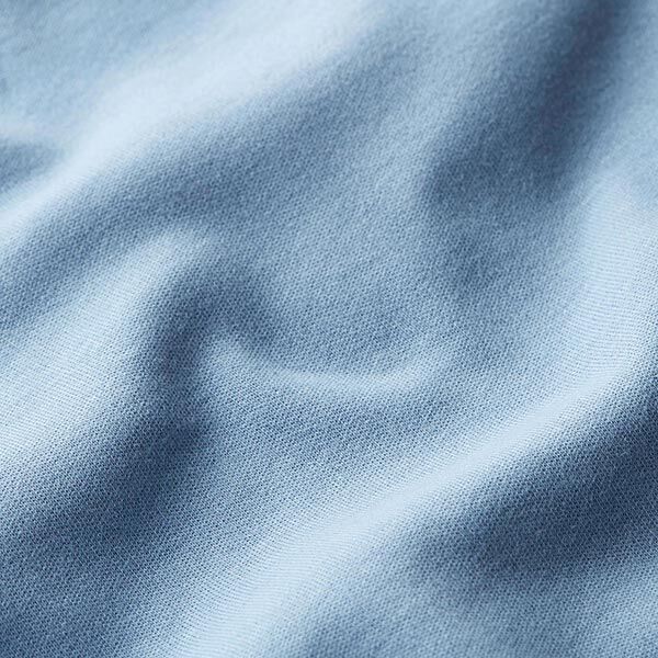 GOTS Interlock Jersey effen – lichtblauw, image number 2